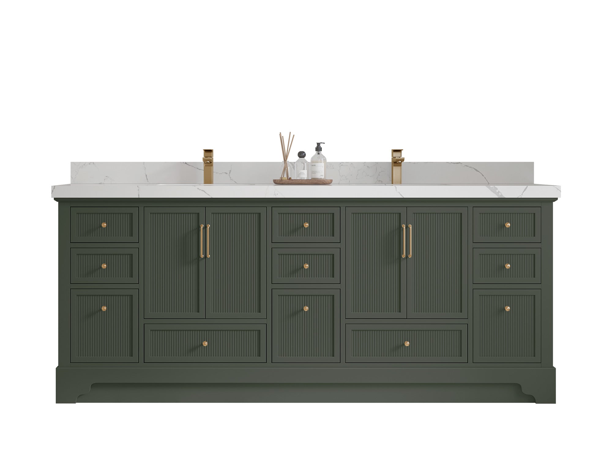 Alys 84 in. W x 22 in. D Double Sink Bathroom Vanity - Willow Bath and Vanity