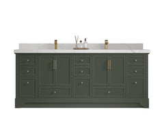 Alys 84 in. W x 22 in. D Double Sink Bathroom Vanity - photo 1