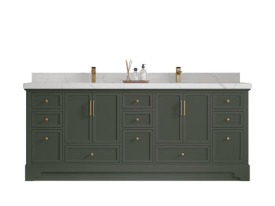 Alys 84 in. W x 22 in. D Double Sink Bathroom Vanity - Willow Bath and Vanity