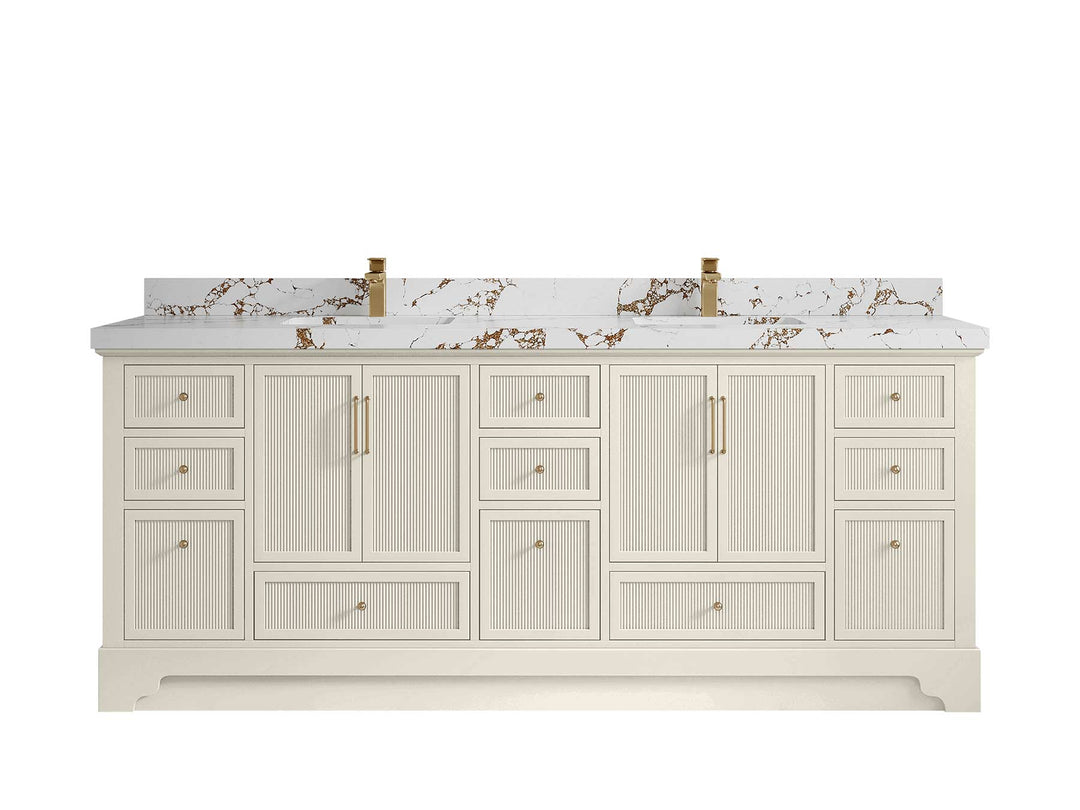 Alys 84 in. W x 22 in. D Double Sink Bathroom Vanity - Willow Bath and Vanity