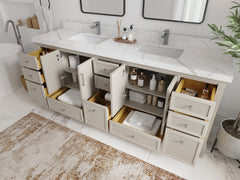 Alys 84 in. W x 22 in. D Double Sink Bathroom Vanity - photo 3