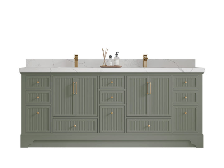 Alys 84 in. W x 22 in. D Double Sink Bathroom Vanity - photo 1