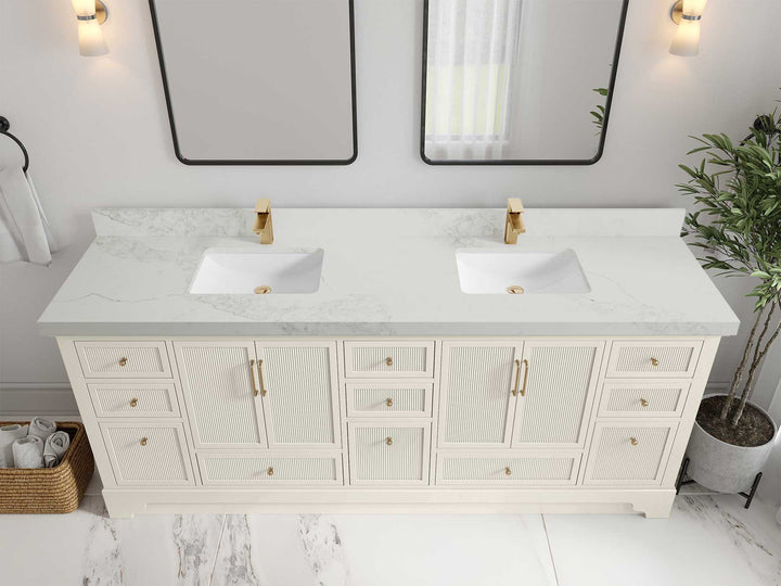 Alys 84 in. W x 22 in. D Double Sink Bathroom Vanity - photo 16