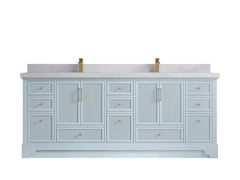 Alys 84 in. W x 22 in. D Double Sink Bathroom Vanity - photo 18