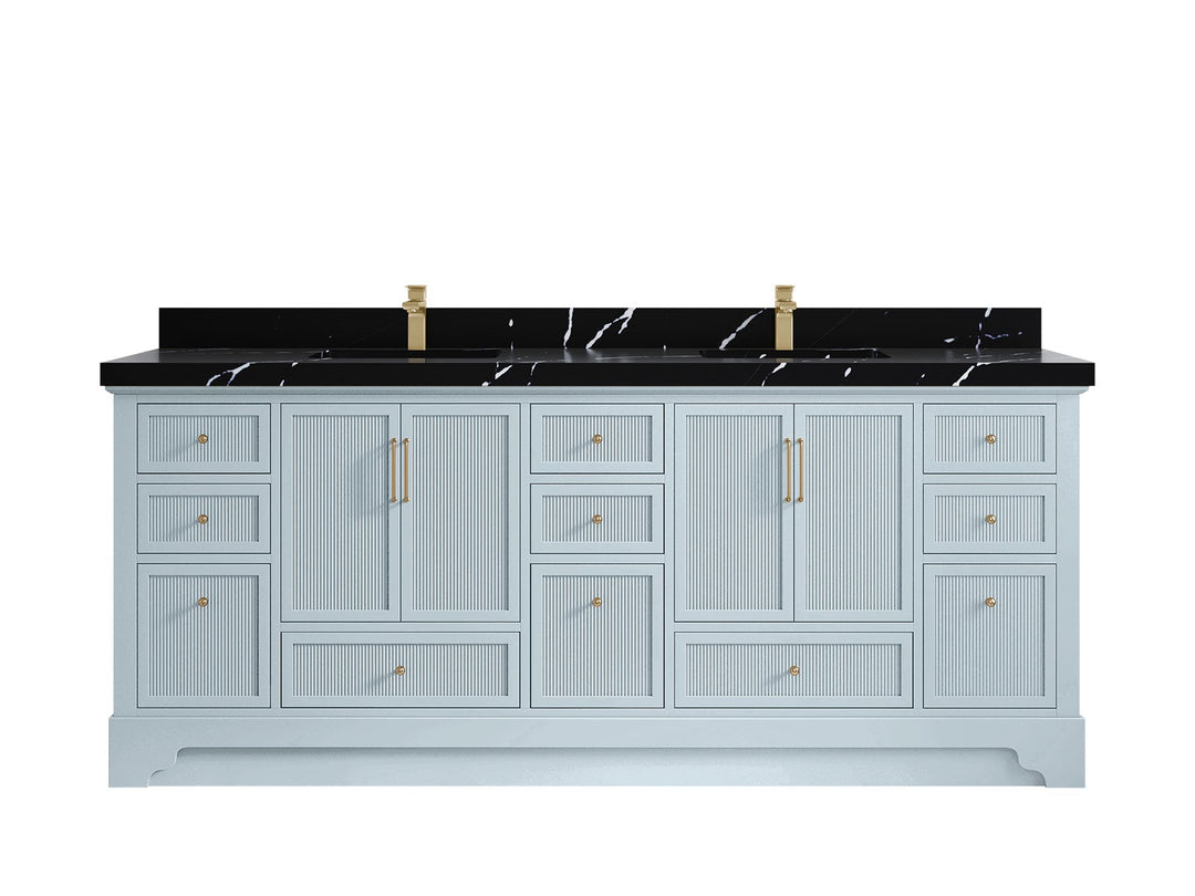 Alys 84 in. W x 22 in. D Double Sink Bathroom Vanity - Willow Bath and Vanity