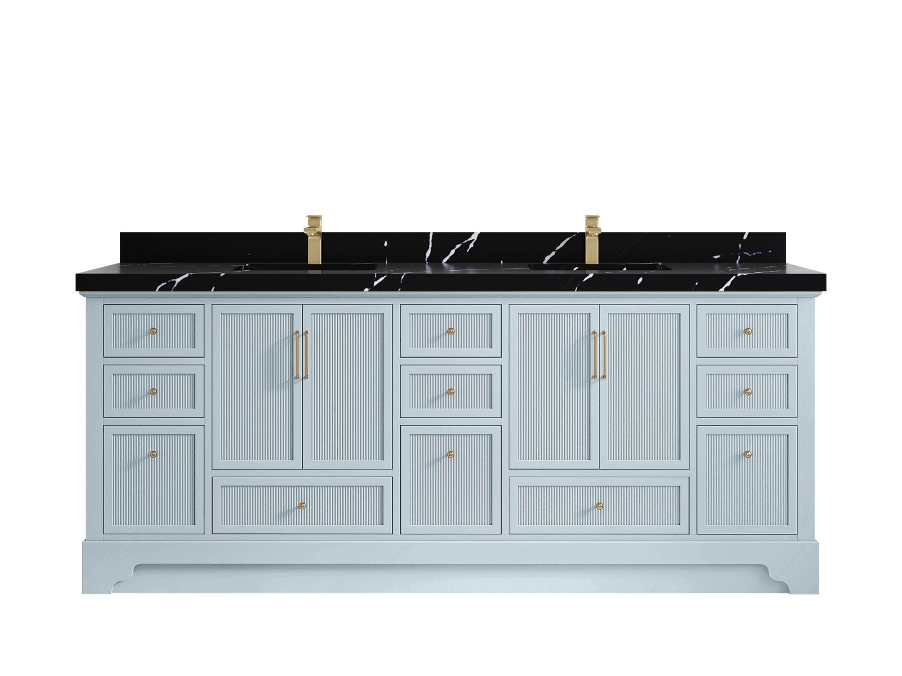 Alys 84 in. W x 22 in. D Double Sink Bathroom Vanity - Willow Bath and Vanity