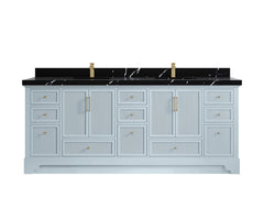 Alys 84 in. W x 22 in. D Double Sink Bathroom Vanity - photo 12