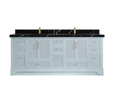 Alys 84 in. W x 22 in. D Double Sink Bathroom Vanity - Willow Bath and Vanity