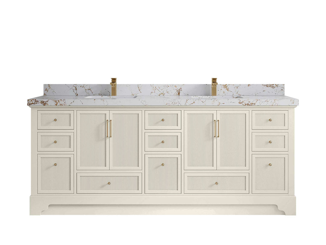 Alys 84 in. W x 22 in. D Double Sink Bathroom Vanity - Willow Bath and Vanity