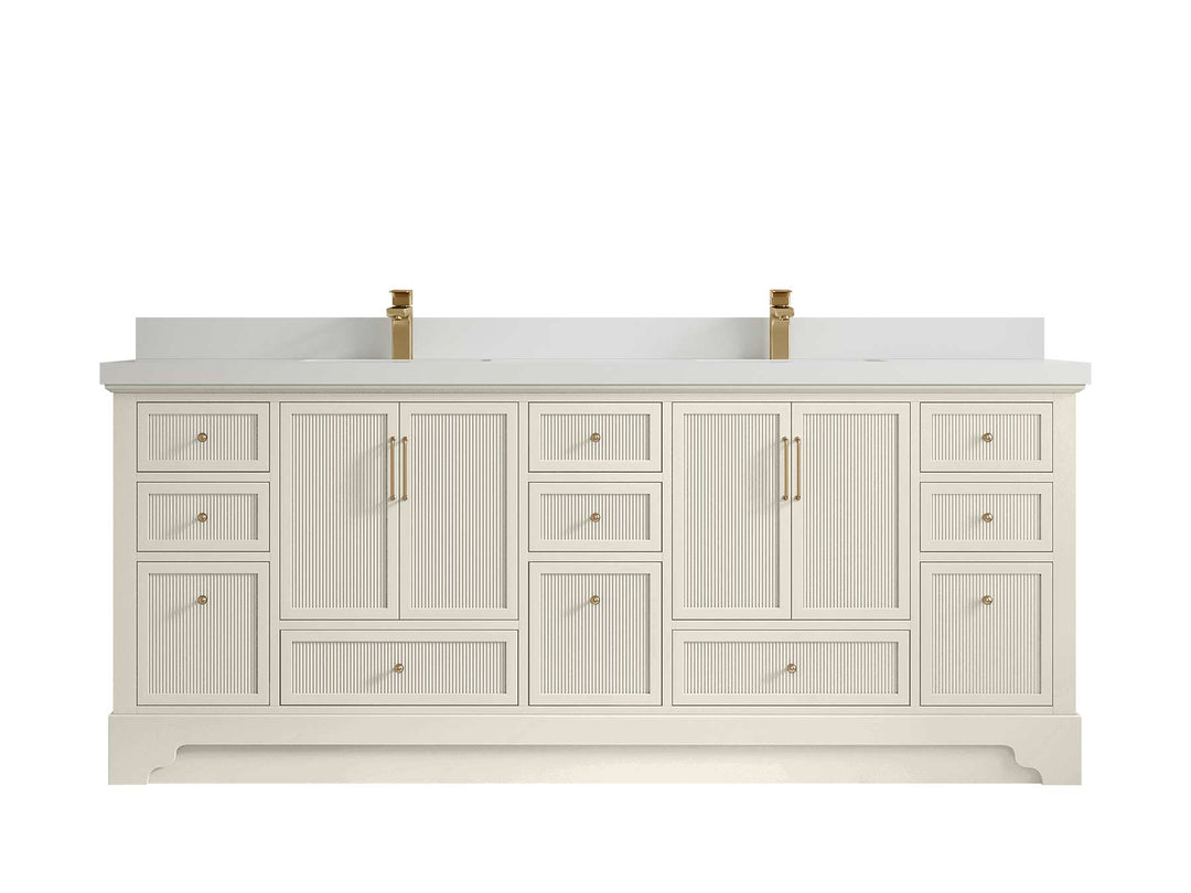 Alys 84 in. W x 22 in. D Double Sink Bathroom Vanity - Willow Bath and Vanity