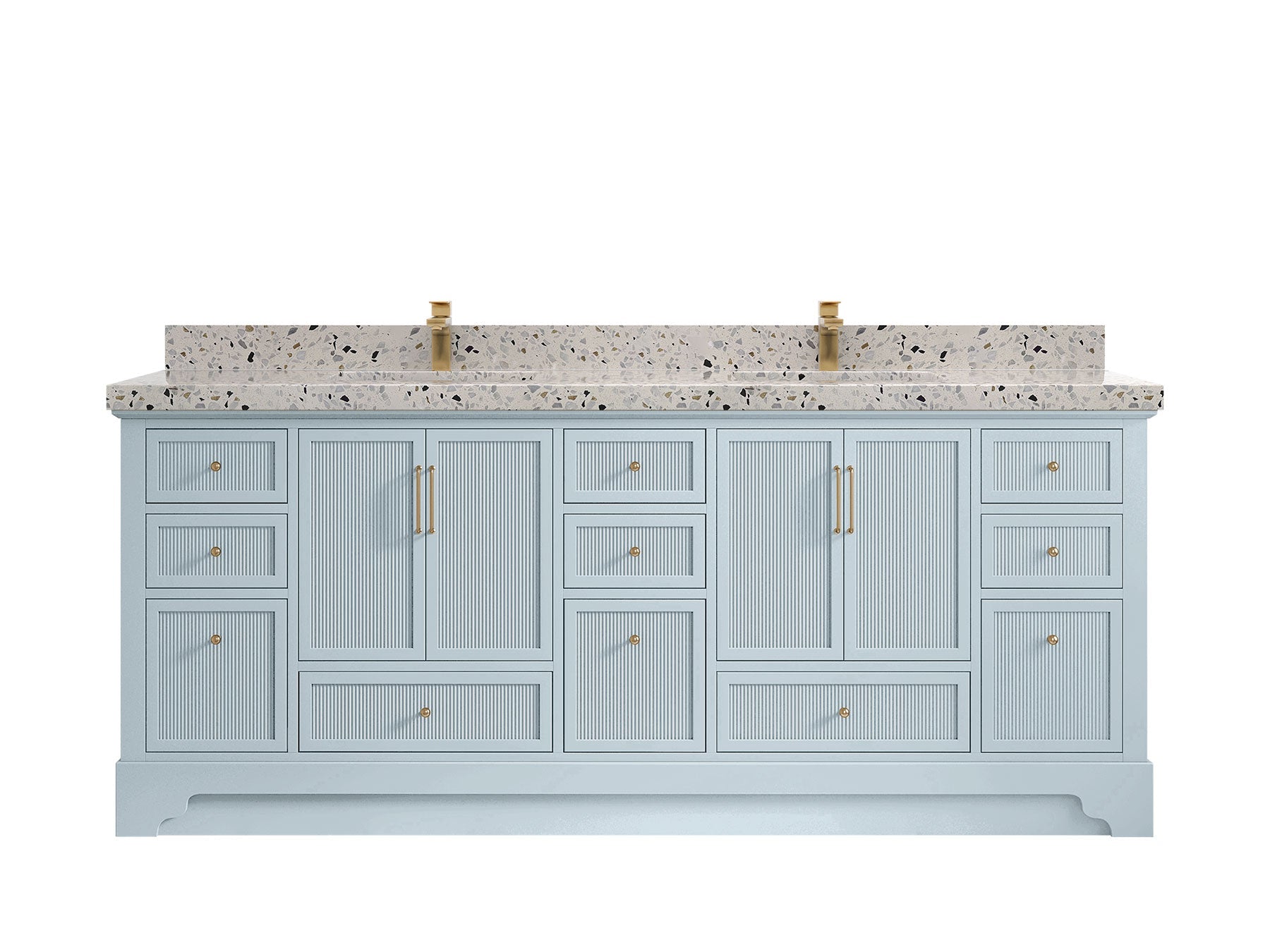 Alys 84 in. W x 22 in. D Double Sink Bathroom Vanity - Willow Bath and Vanity