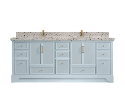 Alys 84 in. W x 22 in. D Double Sink Bathroom Vanity - Willow Bath and Vanity