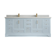 Alys 84 in. W x 22 in. D Double Sink Bathroom Vanity - photo 10