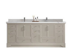 Alys 84 in. W x 22 in. D Double Sink Bathroom Vanity - photo 1