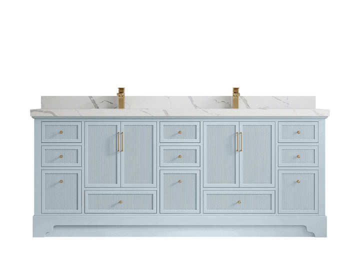 Alys 84 in. W x 22 in. D Double Sink Bathroom Vanity - photo 16