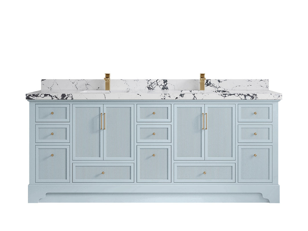 Alys 84 in. W x 22 in. D Double Sink Bathroom Vanity - Willow Bath and Vanity