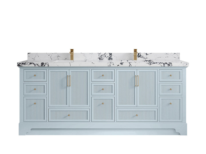 Alys 84 in. W x 22 in. D Double Sink Bathroom Vanity - photo 44