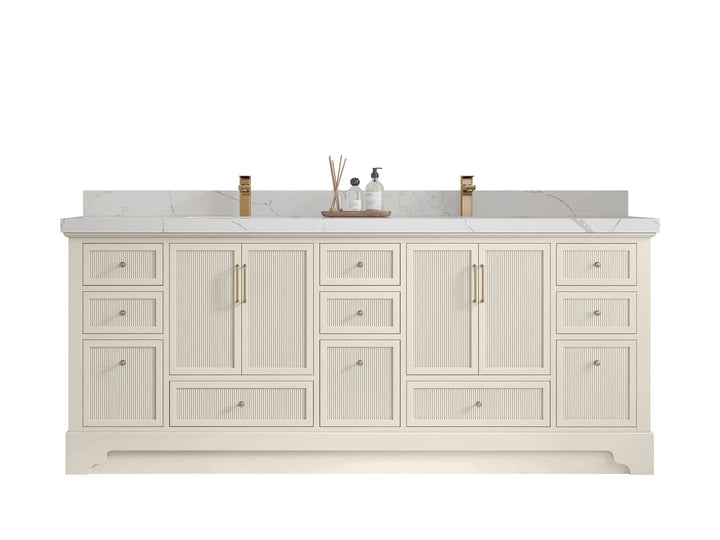 Alys 84 in. W x 22 in. D Double Sink Bathroom Vanity - photo 1