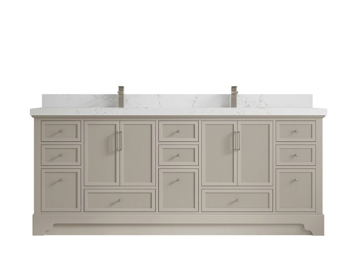 Alys 84 in. W x 22 in. D Double Sink Bathroom Vanity - photo 28