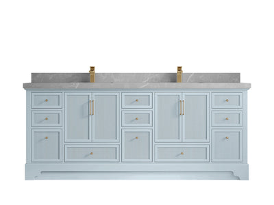 Alys 84 in. W x 22 in. D Double Sink Bathroom Vanity - Willow Bath and Vanity