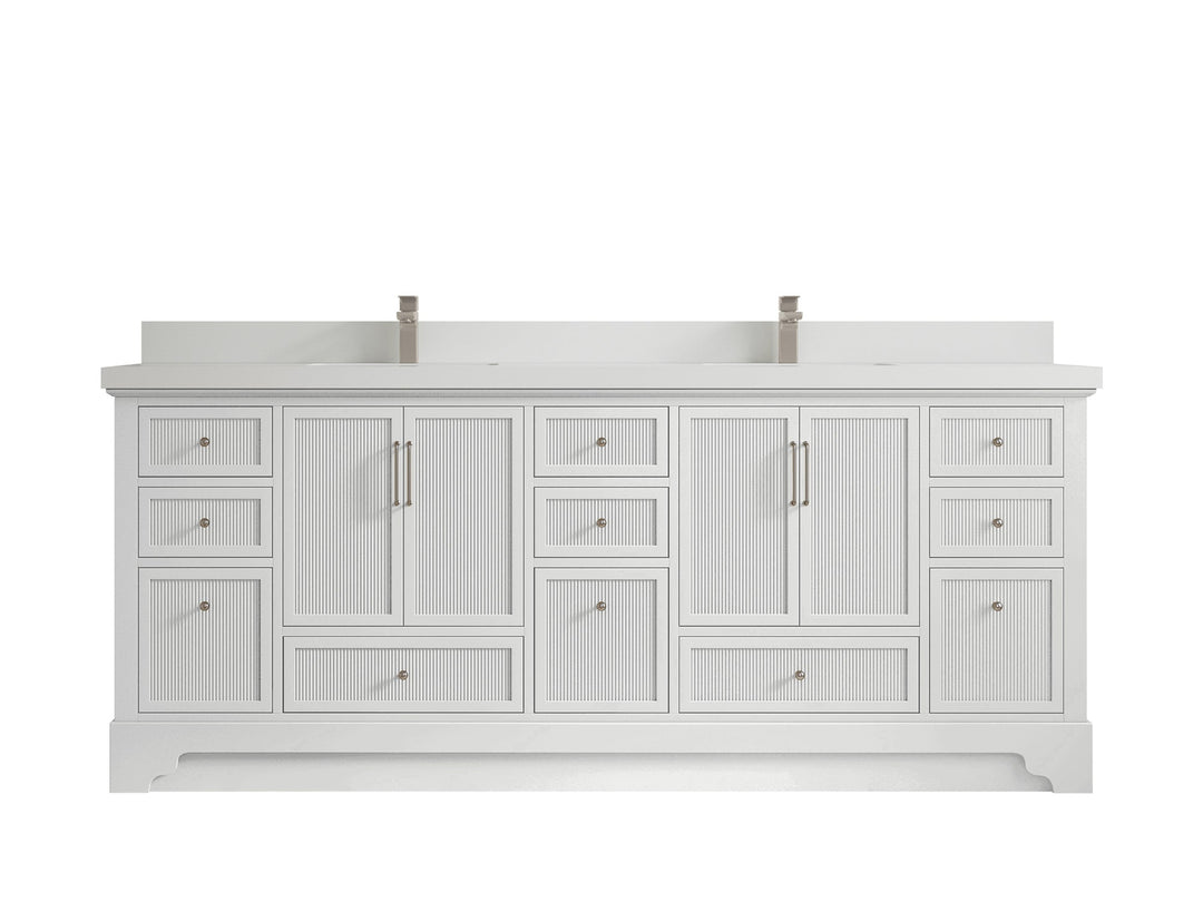 Alys 84 in. W x 22 in. D Double Sink Bathroom Vanity - Willow Bath and Vanity