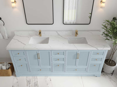 Alys 84 in. W x 22 in. D Double Sink Bathroom Vanity - Willow Bath and Vanity