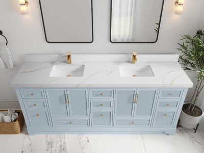 Alys 84 in. W x 22 in. D Double Sink Bathroom Vanity - Willow Bath and Vanity