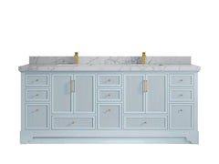 Alys 84 in. W x 22 in. D Double Sink Bathroom Vanity - photo 46