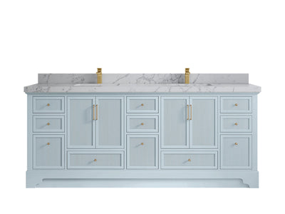 Alys 84 in. W x 22 in. D Double Sink Bathroom Vanity - Willow Bath and Vanity