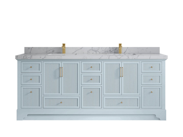 Alys 84 in. W x 22 in. D Double Sink Bathroom Vanity - photo 46