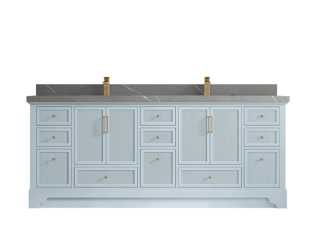 Alys 84 in. W x 22 in. D Double Sink Bathroom Vanity - Willow Bath and Vanity