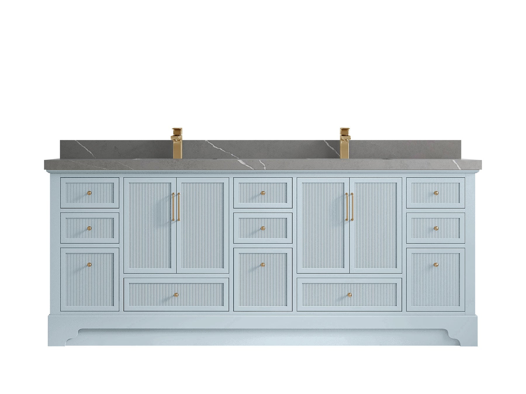 Alys 84 in. W x 22 in. D Double Sink Bathroom Vanity - Willow Bath and Vanity