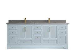 Alys 84 in. W x 22 in. D Double Sink Bathroom Vanity - photo 36