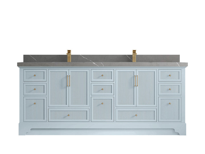 Alys 84 in. W x 22 in. D Double Sink Bathroom Vanity - photo 36