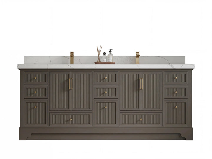 Alys 84 in. W x 22 in. D Double Sink Bathroom Vanity - photo 1