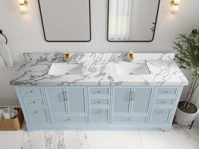 Alys 84 in. W x 22 in. D Double Sink Bathroom Vanity - Willow Bath and Vanity