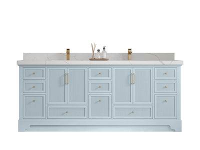 Alys 84 in. W x 22 in. D Double Sink Bathroom Vanity - Willow Bath and Vanity