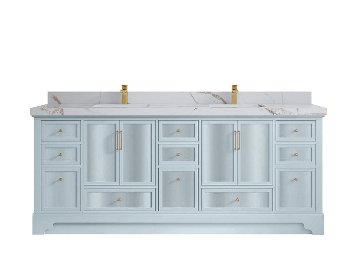 Alys 84 in. W x 22 in. D Double Sink Bathroom Vanity - photo 14
