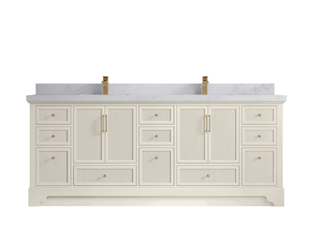 Alys 84 in. W x 22 in. D Double Sink Bathroom Vanity - Willow Bath and Vanity
