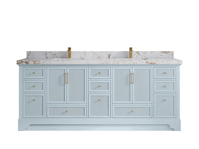 Alys 84 in. W x 22 in. D Double Sink Bathroom Vanity - Willow Bath and Vanity