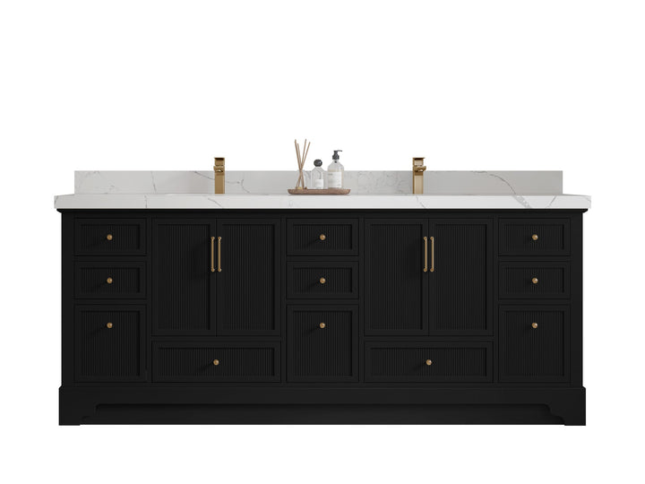 Alys 84 in. W x 22 in. D Double Sink Bathroom Vanity - photo 1