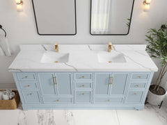Alys 84 in. W x 22 in. D Double Sink Bathroom Vanity - photo 15
