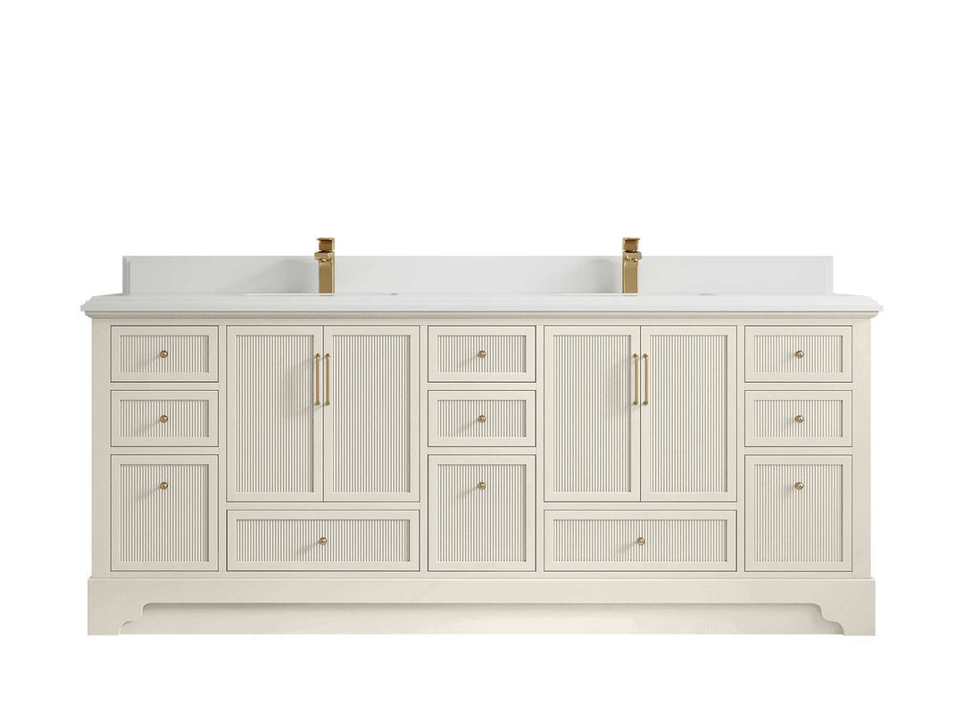 Alys 84 in. W x 22 in. D Double Sink Bathroom Vanity - Willow Bath and Vanity