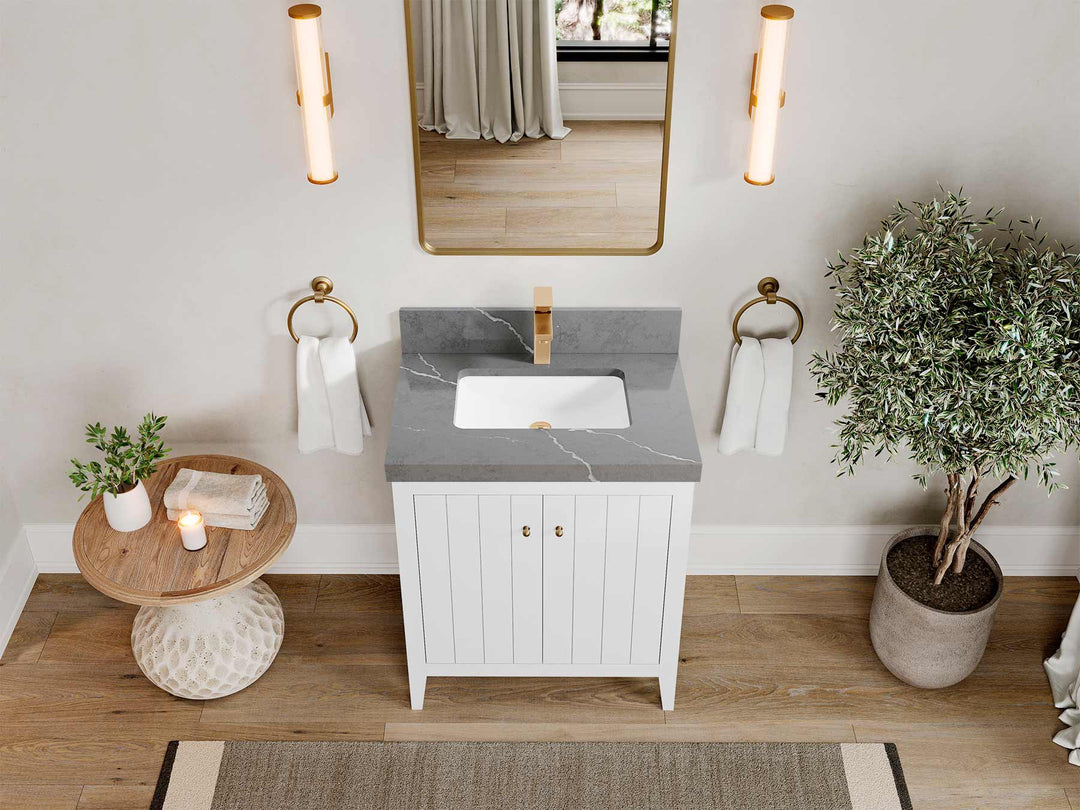 Atlanta 30 in. W x 22 in. D Single Sink Bathroom Vanity - Willow Bath and Vanity