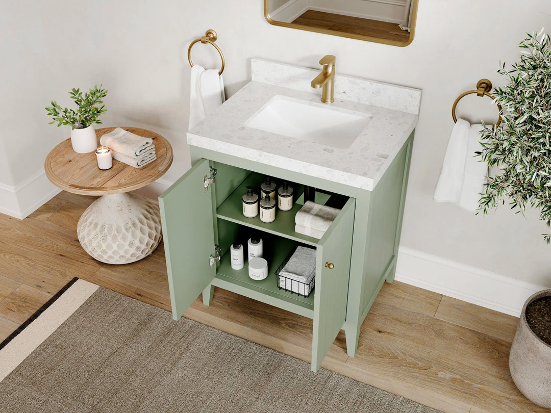 Atlanta 30 in. W x 22 in. D Single Sink Bathroom Vanity - Willow Bath and Vanity