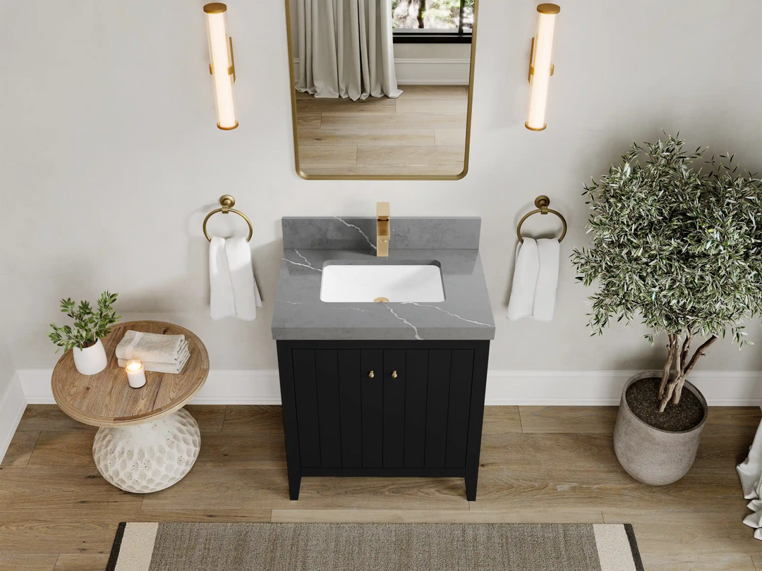 Atlanta 30 in. W x 22 in. D Single Sink Bathroom Vanity | 
              
                Black
                
                  
             - ATL-CAB-BLK-29 - photo №20