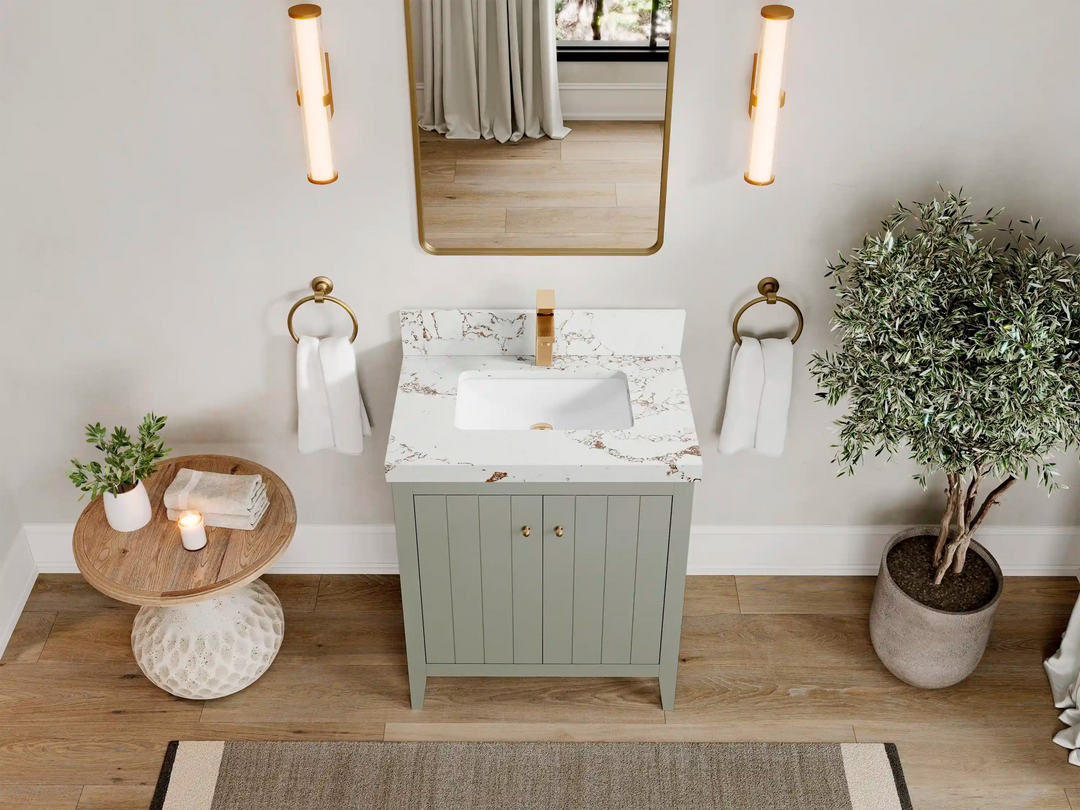 Atlanta 30 in. W x 22 in. D Single Sink Bathroom Vanity - Willow Bath and Vanity