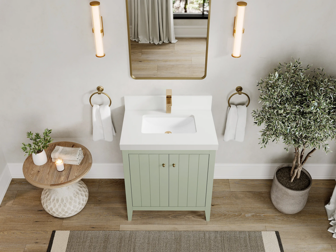 Atlanta 30 in. W x 22 in. D Single Sink Bathroom Vanity - Willow Bath and Vanity