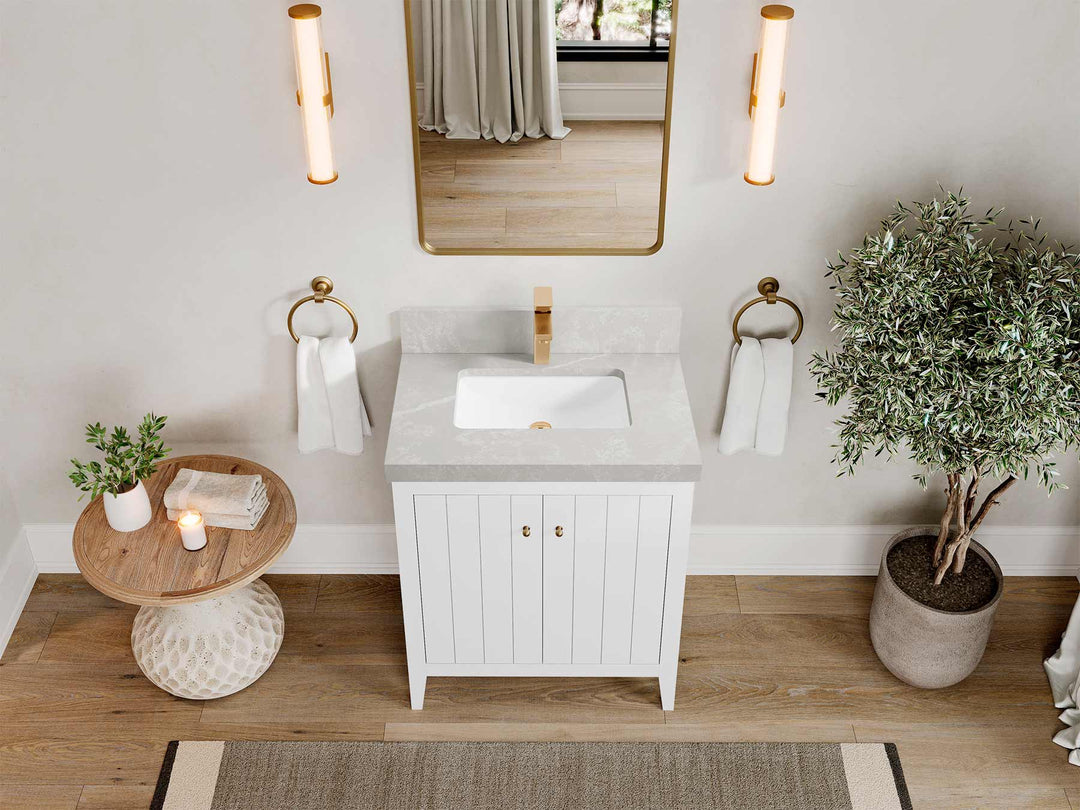 Atlanta 30 in. W x 22 in. D Single Sink Bathroom Vanity - Willow Bath and Vanity