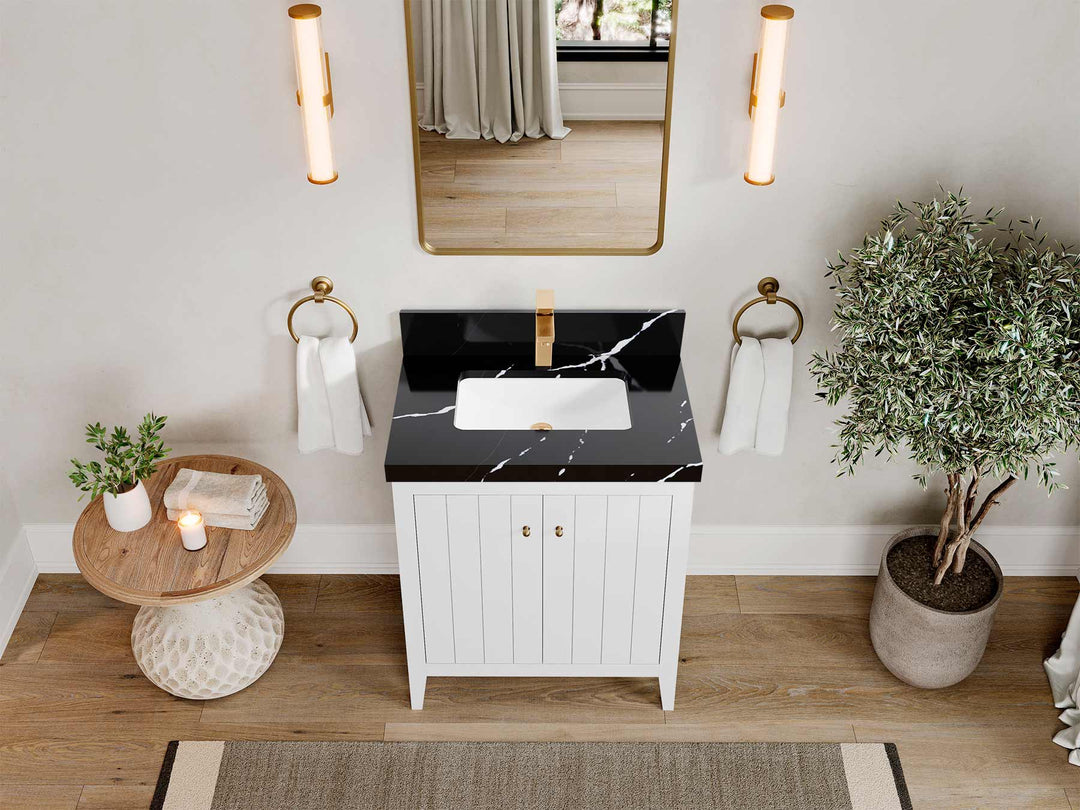 Atlanta 30 in. W x 22 in. D Single Sink Bathroom Vanity - Willow Bath and Vanity